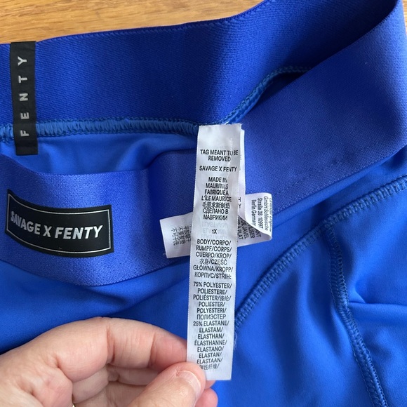 Savage X Fenty Lineup High-Waist Pocket Leggings Size 1X Purple Rihanna - Picture 9 of 10